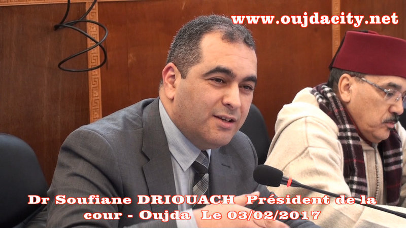 الدكتور سفيان ادريوش رئيس المحكمة الابتدائية بوجدة يقوم بتشريح قانوني وقضائي بمنهجية تتسم بالجدة لاشكالية ــ افراغ المحلات السكنية والتجارية ـ VIDEO